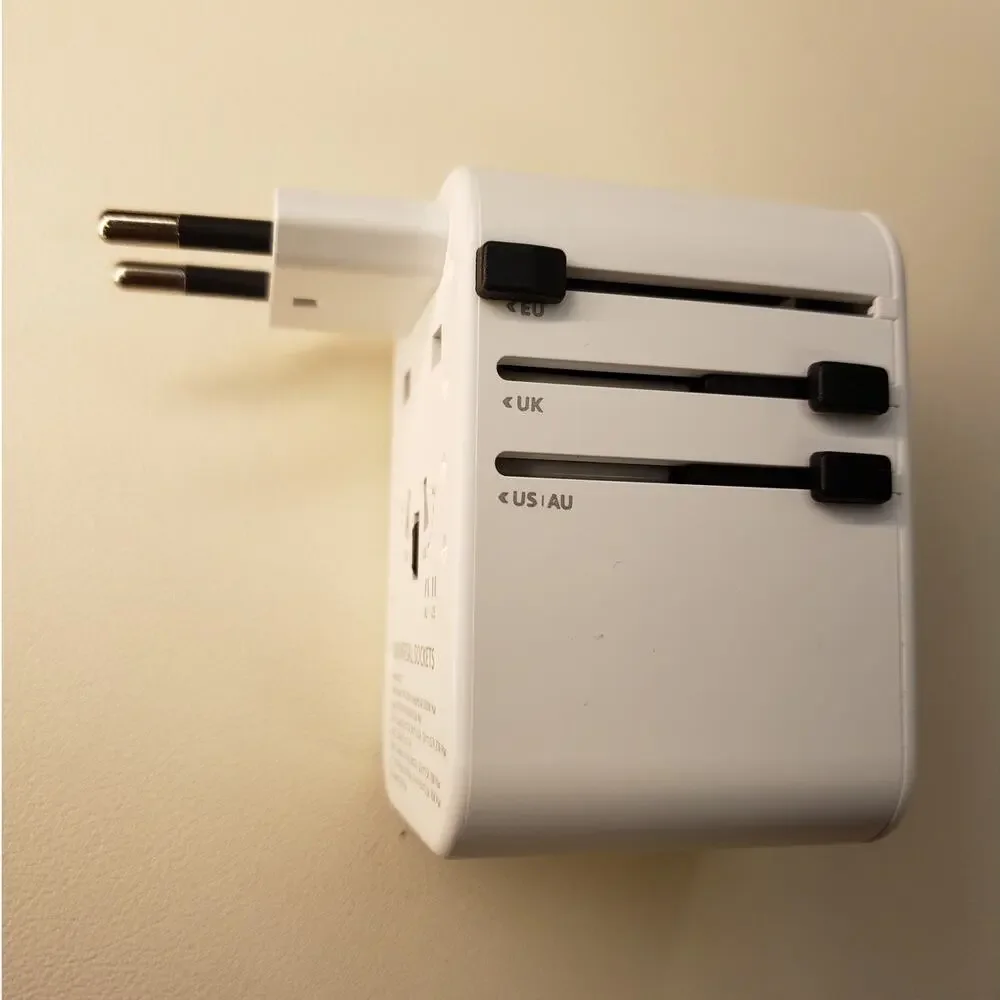 International Travel Adapter Universal Power Adaptor European Plug All In One